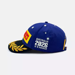 หมวกเบสบอล, Pirelli -F1 Melbourne Sun Protection, Unisex Outdoor Australia 2026 GP Special Podium Cap, ประณีตหลายสีปัก