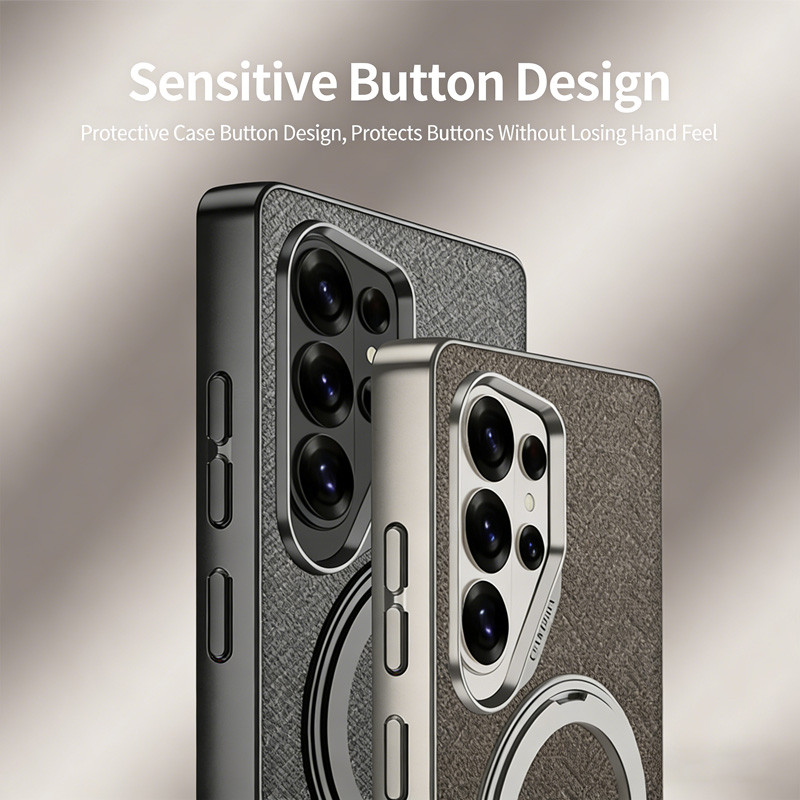 เคสสําหรับ Samsung Galaxy S26 Ultra 360°Bracket Stand Holder กันกระแทก Matte Cover ขาตั้งแบบพับได้สําหรับ Samsung S26Ultra - รูปที่ 5