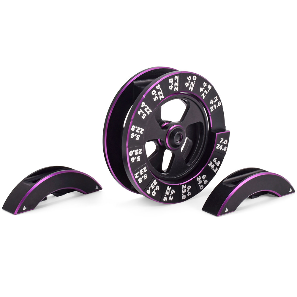 9IMOD RC แชสซี Droop Gauge วัดวงกลม Droop Gauge Range 21-25 มม.สําหรับ 1/10 on-road Touring รถบํารุงรักษาอัพเกรด - รูปที่ 7