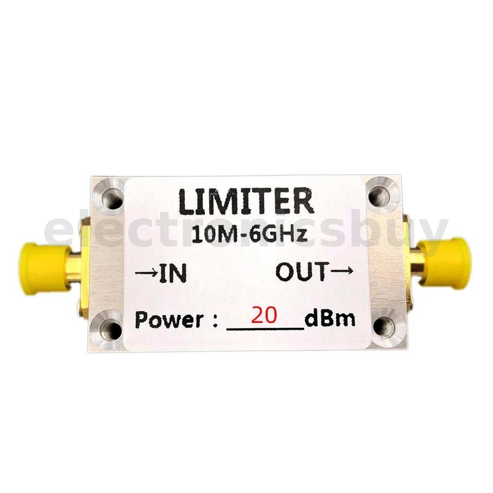 PIN ไดโอด SMA RF Limiter 10M-6GHz 10dBm 20dBm 0dBm พร้อมที่อยู่อาศัย CNC