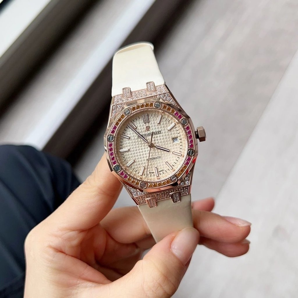 1: 1 Original Label Real Shot, Peter A King Oak หญิงนาฬิกา Global Limited Edition 15452 เจอไม่ถาม Su