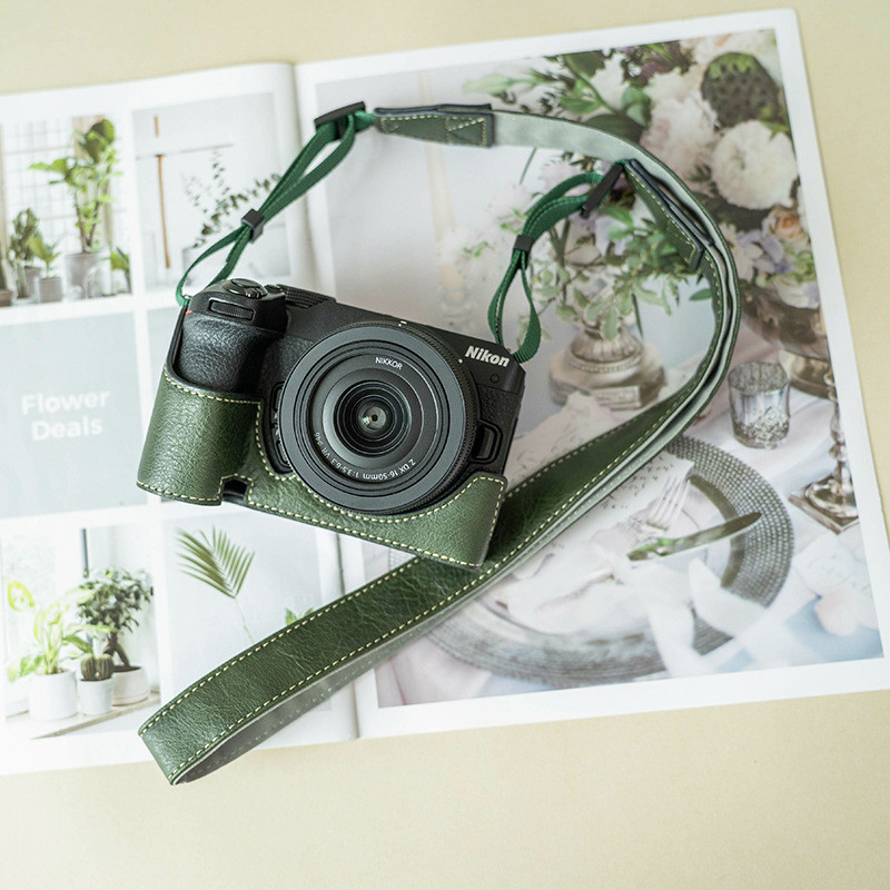 เหมาะสําหรับ Nikon Z63 เคสป้องกันกล้องกระเป๋ากล้อง z63 เคสหนัง ZF เคสป้องกันเคสหนังอุปกรณ์เสริม
