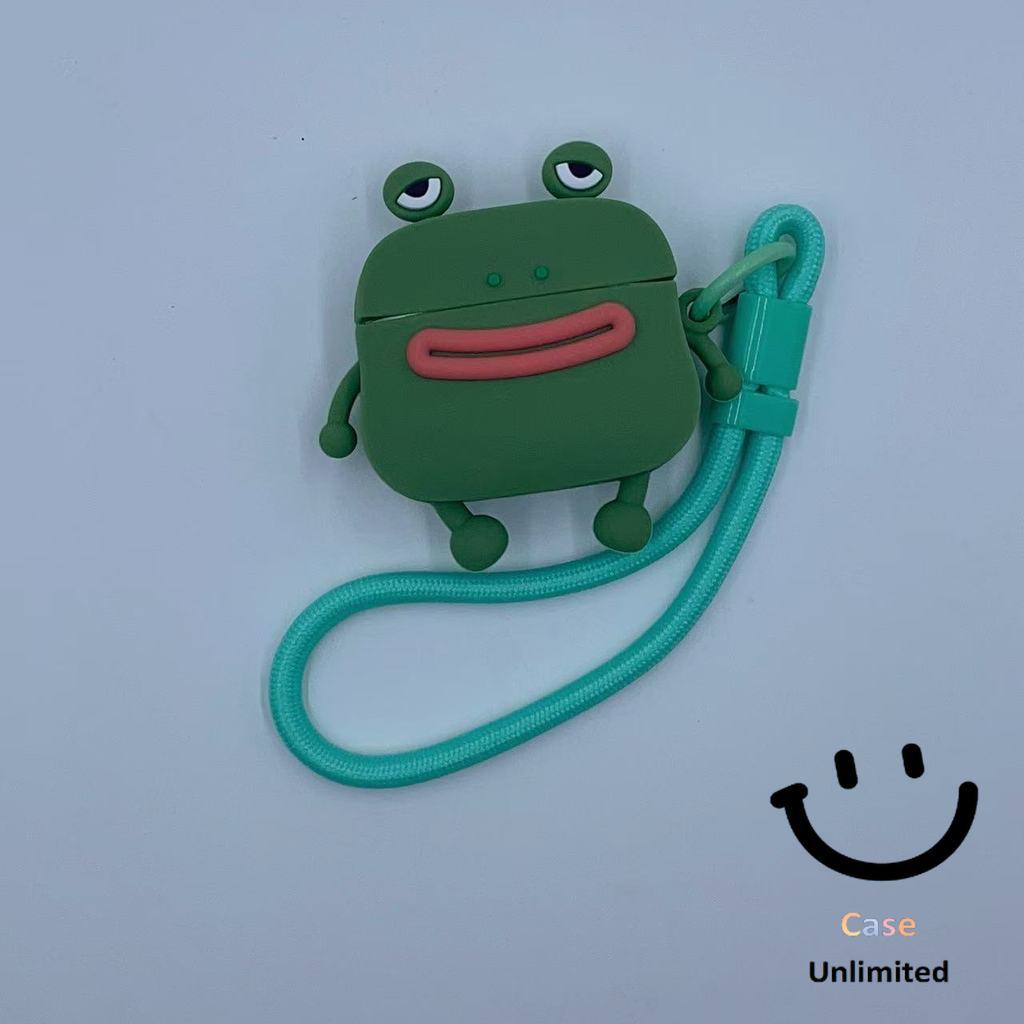 สําหรับ GOOJODOQ J201 J206 J228 J229 เคส Case เคสหูฟังและลานรูปแบบกบสร้างสรรค์