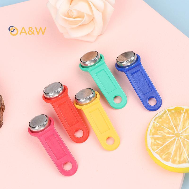 A&W 1 ชิ้นพลาสติกเขียนซ้ําได้ RFID Touch Memory Key TM Card iButton Copy Card กุญแจซาวน่า