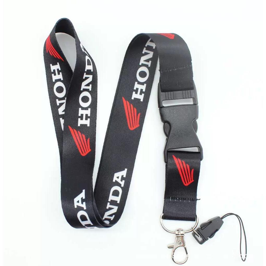 เชือกเส้นเล็กไนลอนคอเชือกแขวนคอเชือกแขวนพวงกุญแจรถจักรยานยนต์สําหรับ Honda CB400 CB650F CBF CBR250RR