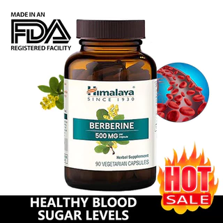 Berberine Capsules -500มก./แคปซูล | ความเข้มข้นสูง - รองรับการจัดการน้ําตาลในเลือดและสุขภาพหัวใจ