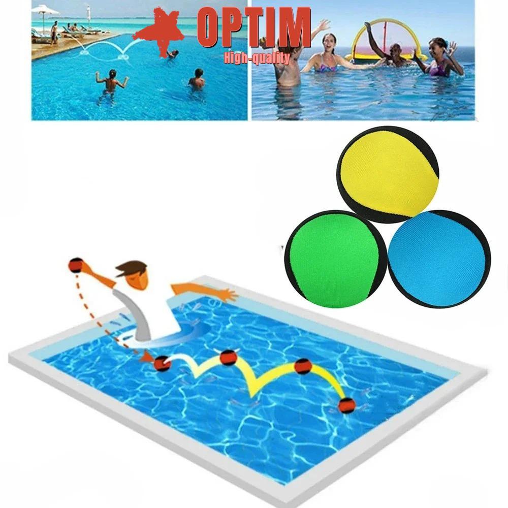 OPTIM Ball ลูกบอลยางยืดเล่นน้ําเด้ง ทนทาน นุ่ม 5.5 ซม. ลูกบอลกระโดดน้ําผ่อนคลาย Ocean Pool Beach