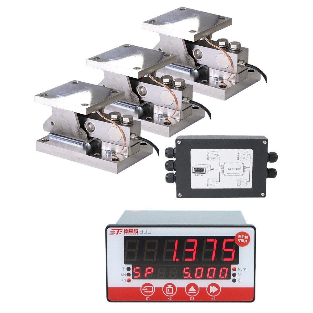 DECENT 300t ตัวบ่งชี้การชั่งน้ําหนักการบีบอัดกล่องแยกความตึงเครียดโหลดเซลล์ 2ton 50t 30tons 80tons ส