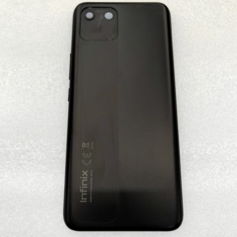 ฝาหลังแบตเตอรี่ด้านหลังแผงด้านหลังประตูกรณีอะไหล่ซ่อมสําหรับ Infinix Smart 6 HD X6512