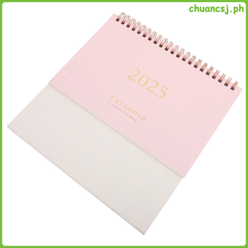 ปฏิทินตั้งโต๊ะ Planner ปีเดสก์ท็อปขนาดใหญ่ 2025 แท็บผนัง chuancsj