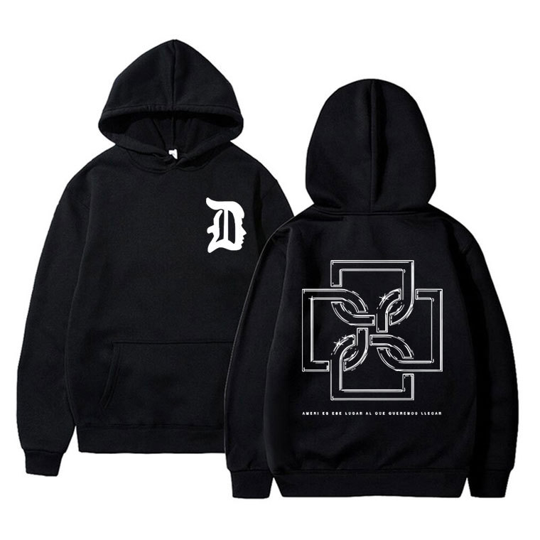 Hoode Rapper Duki Style Merch Hodie Unisex Casual Fleece Cotton - duki rapper