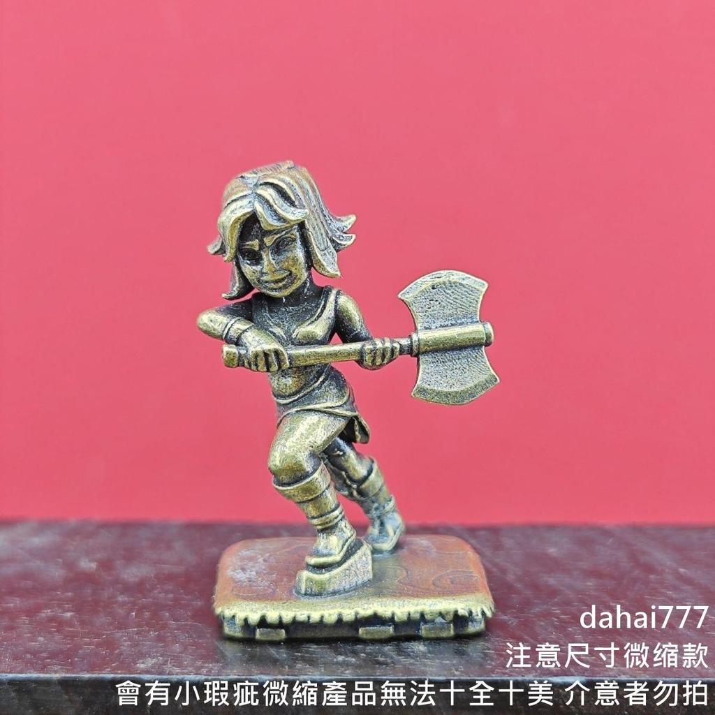 [คอลเลกชันโบราณ] supercell Royal War Tribe Conflict CLASH Victory Series Valkyrie การตกแต่งรูปปั้นรู