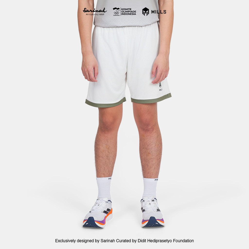 MILLS TEAM INDONESIA SEA GAMES TRAINING SHORT BEIGE 03100372 66SGM