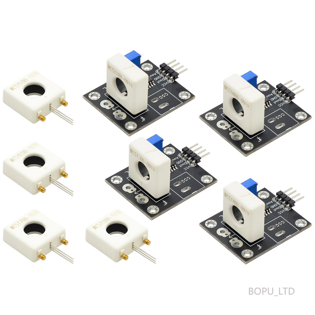 WCS1600 WCS1700 WCS1800 3-5V Hall Current Sensor ปรับ DC 100A 70A 35A สั้น Over-Current เครื่องตรวจจ