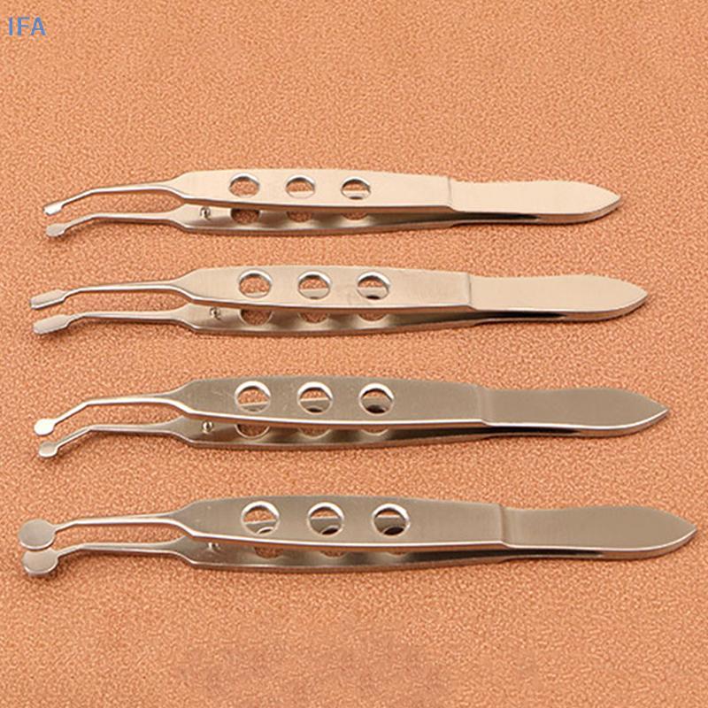 IFA 1PCOphthalmic s Clamp โลหะ Palpebral Gland นวด Meibomian Flap Eye Forceps คลิปอุปกรณ์เครื่องมือศ