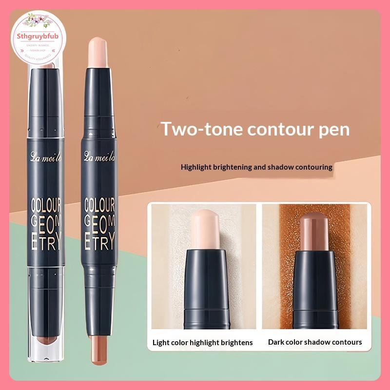 STHB 2in1 Double-ended คอนซีลเลอร์ Stick High Coverage กันน้ําสําหรับแต่งหน้าใบหน้าน้ําหนักเบายาวนาน