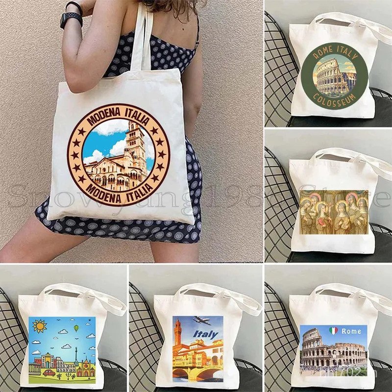กระเป๋าถือสำหรับนักช้อปแบบวินเทจ ออกแบบจากเมืองสำคัญของอิตาลีอย่างFlorence,Venizia,Roma,Vatican City
