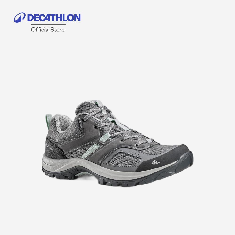 Decathlon Women'S Mountain Walking Shoes รองเท้าผู้หญิงใส่เดินบนภูเขา รุ่น Mh100 - Grey