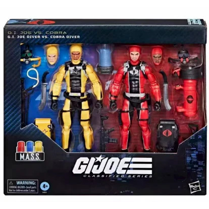 ฮาสโบร จี.ไอ. Joe Classified Series 169 GIJOE DIVER VS. COBRA DIVER อะนิเมะรูปของเล่นคอลเลกชัน