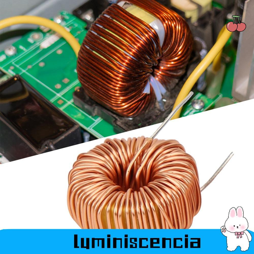 LUMINESCENCIA 20PCS Toroid Inductor, 5026 330UH ตัวเหนี่ยวนําลวด, ปฏิบัติ 3A แนวตั้ง Toroid แม่เหล็ก