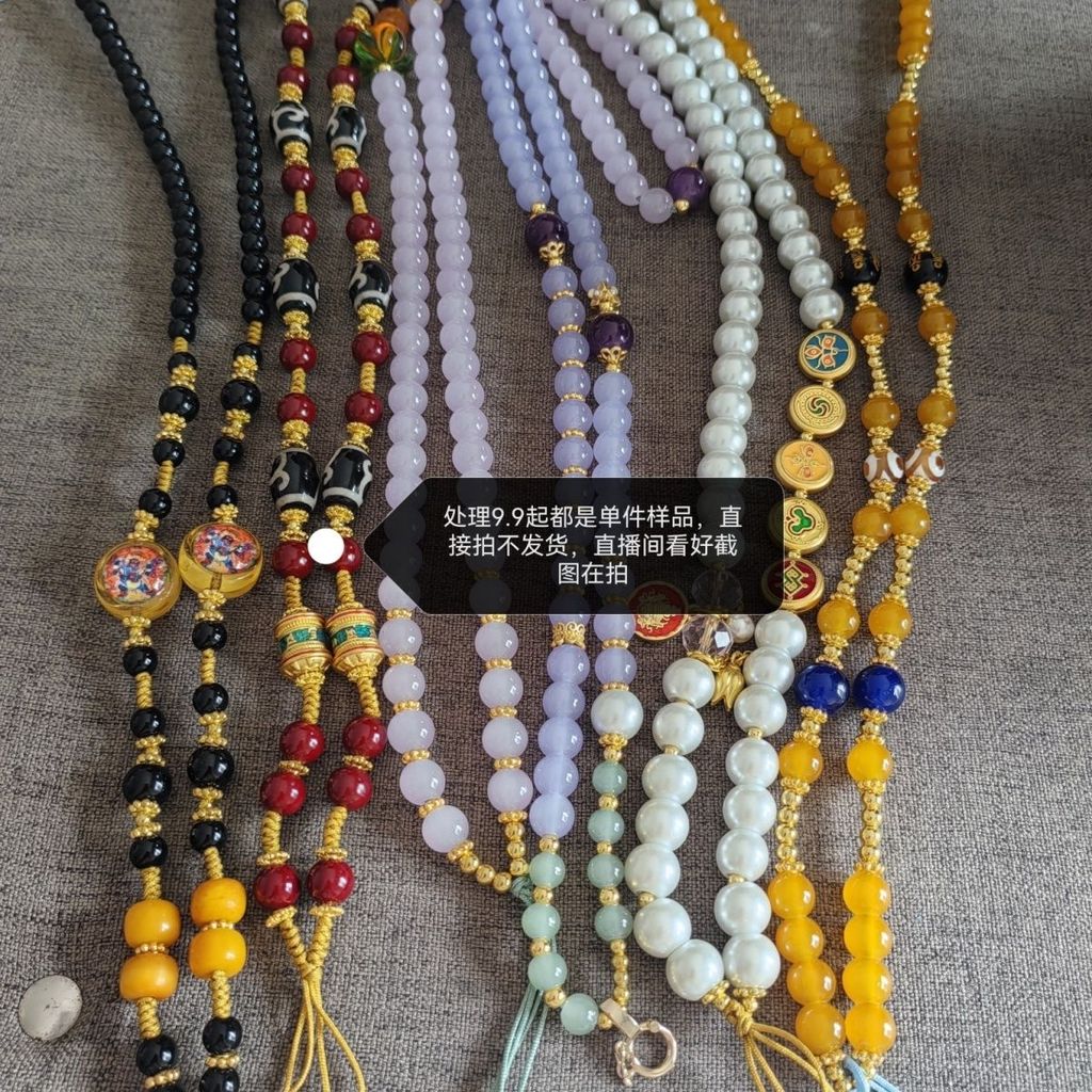 T Thailand Amulet Necklace Crystal Necklace Rope Halter Neck Thangka