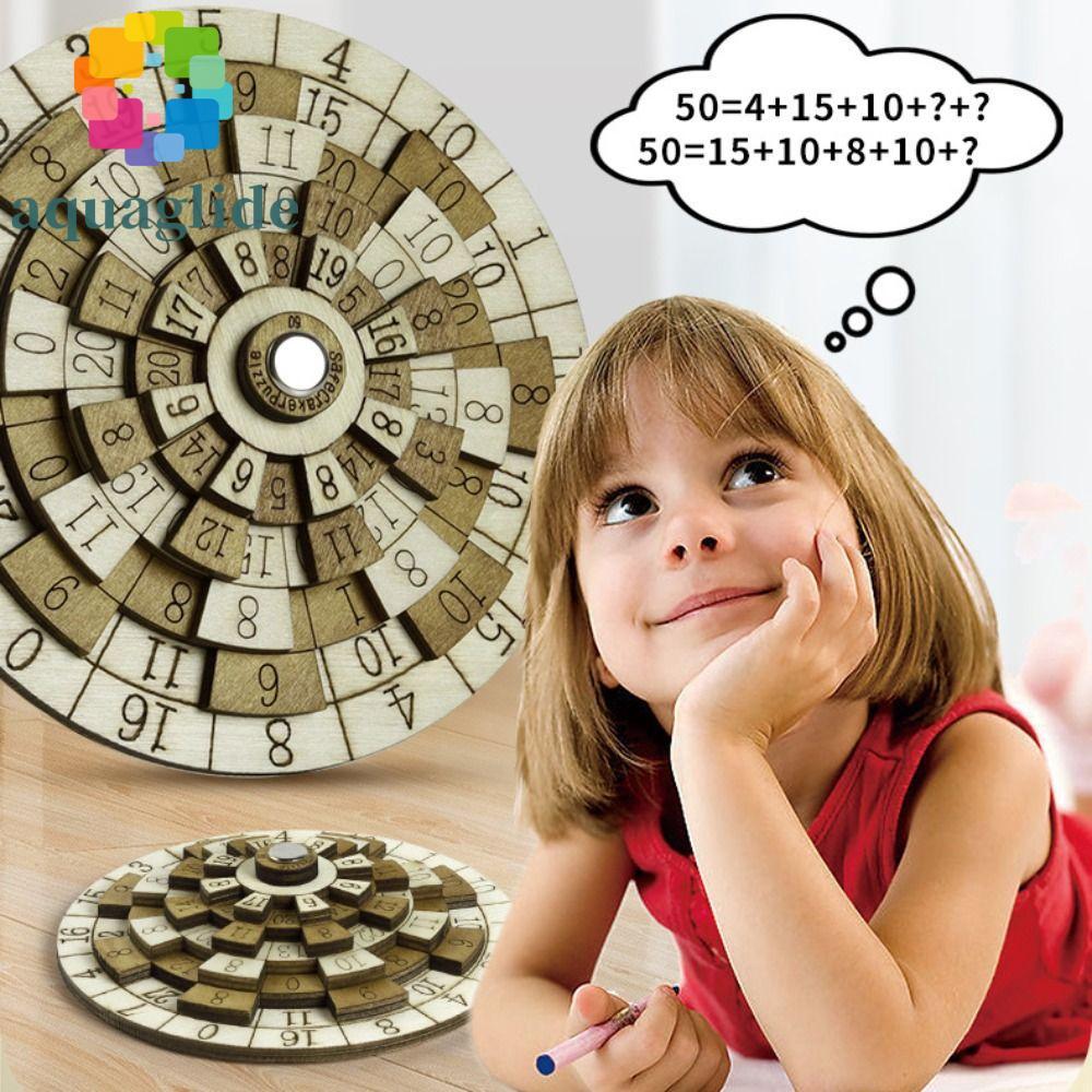 ของเล่นปริศนาดิจิตอล AQUAGLIDE, เครื่องเล่นแผ่นเสียงไม้ Huarong Road Number Puzzle, ปริศนาห่วงทดสอบ 