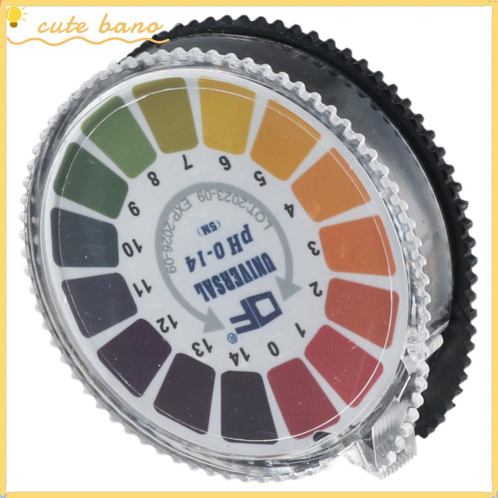 BANO 1/2 ม้วน PH Test Paper Strip Roll, 5m/roll PH 0-14 Test Paper, แบบพกพา PH Test Meter น้ําลายน้ํ