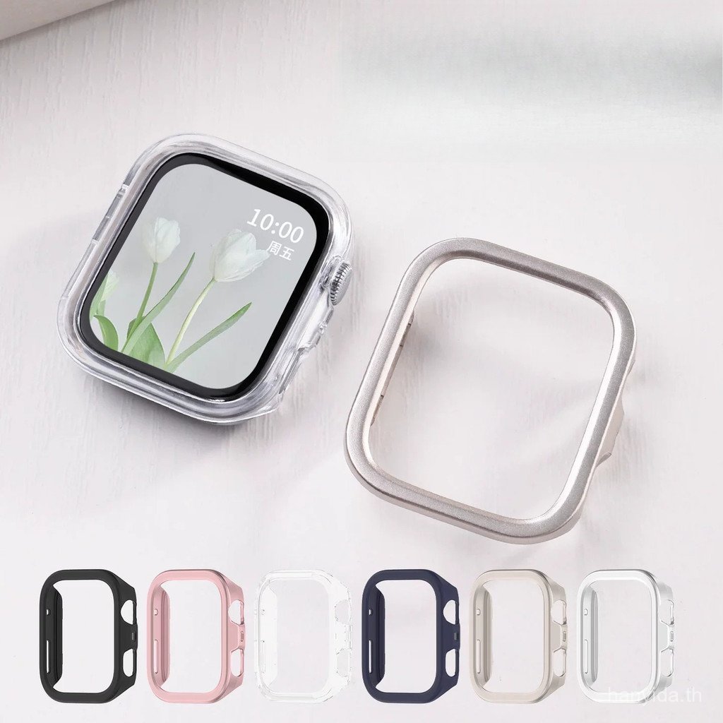เคส PC Hollow สําหรับ Garmin Vivoactive 5 Vivoactive5Smart Watch Strap Protector ฝาครอบป้องกันกันชนอุปกรณ์เสริม