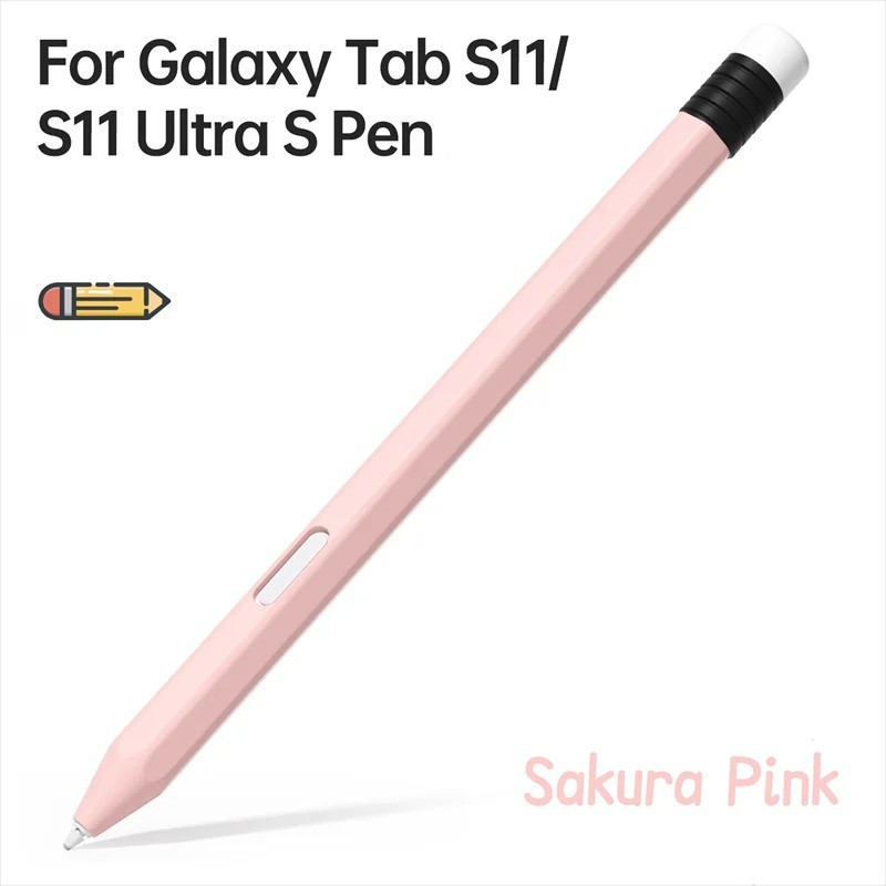 ซิลิโคนดินสอสําหรับ Samsung Galaxy Tab S11 S-Pen แท็บเล็ต Stylus Anti-fall สําหรับ Samsung Galaxy Ta