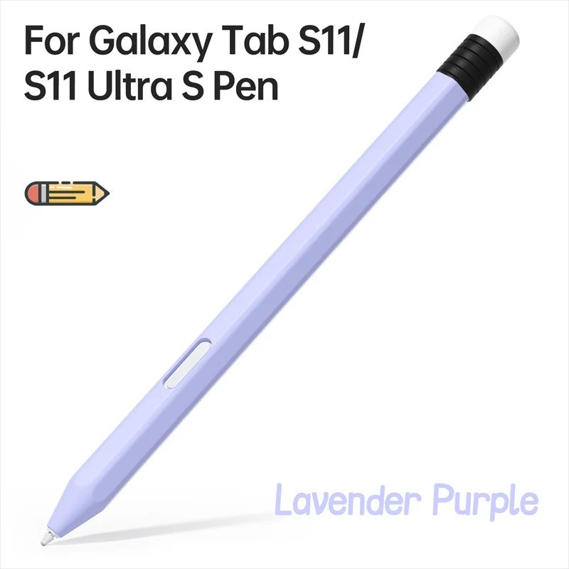 Touch ดินสอสําหรับ Samsung Galaxy Tab S11 S-Pen สีสันกันกระแทกแท็บเล็ต Stylus ฝาครอบป้องกันสําหรับ Samsung Galaxy Tab S11 Ultra S-Pen ซิลิโคนนุ่ม Anti-slip ปากกา