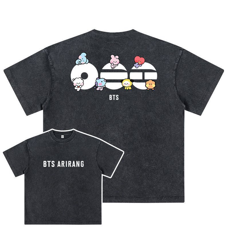 มีสินค้าในสต็อก: เสื้อยืดสินค้าคอนเสิร์ตของ BTS, เสื้อแขนสั้นสไตล์อัลบั้มปี 2026, เสื้อผ้าสำหรับแฟนคลับทั้งชายและหญิง