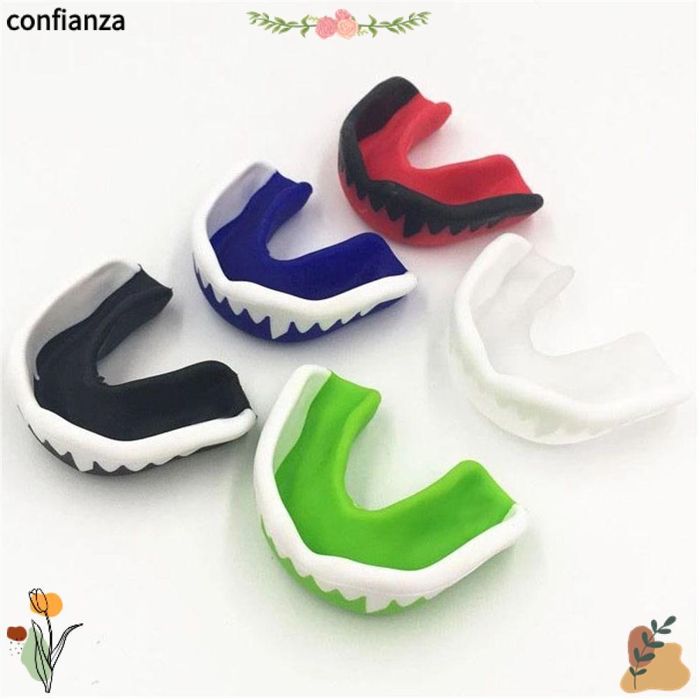 ฟันยาง CONFIANZA สำหรับกีฬาและฟิตเนส เช่น บาสเก็ตบอล มวยไทย และฟุตบอล
