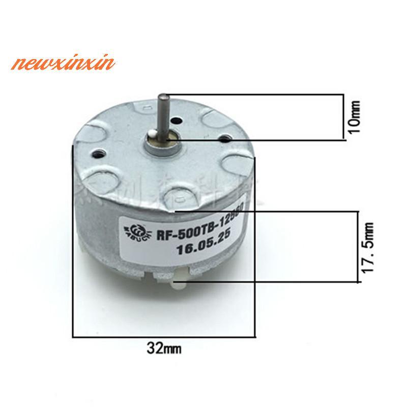 [NT-t] 1 ชิ้น Mabuchi RF500TB-12560 มอเตอร์ DC 1.5V 6V 12V 4600RPM 32 มม.DC มอเตอร์เครื่อง [ใหม่]