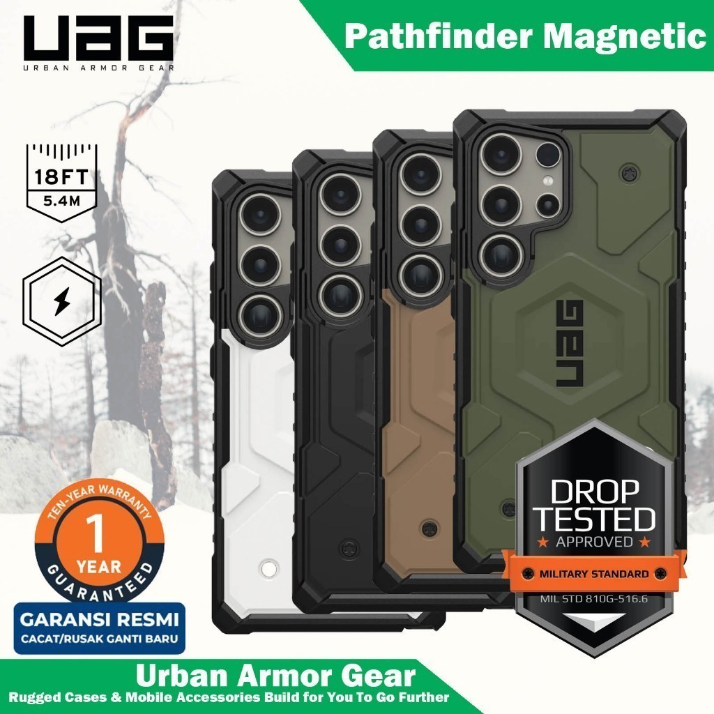 UAG Pathfinder Magnetic เคส Galaxy S25 S24 S23 Ultra Plus กันกระแทก Support Wireless Charge