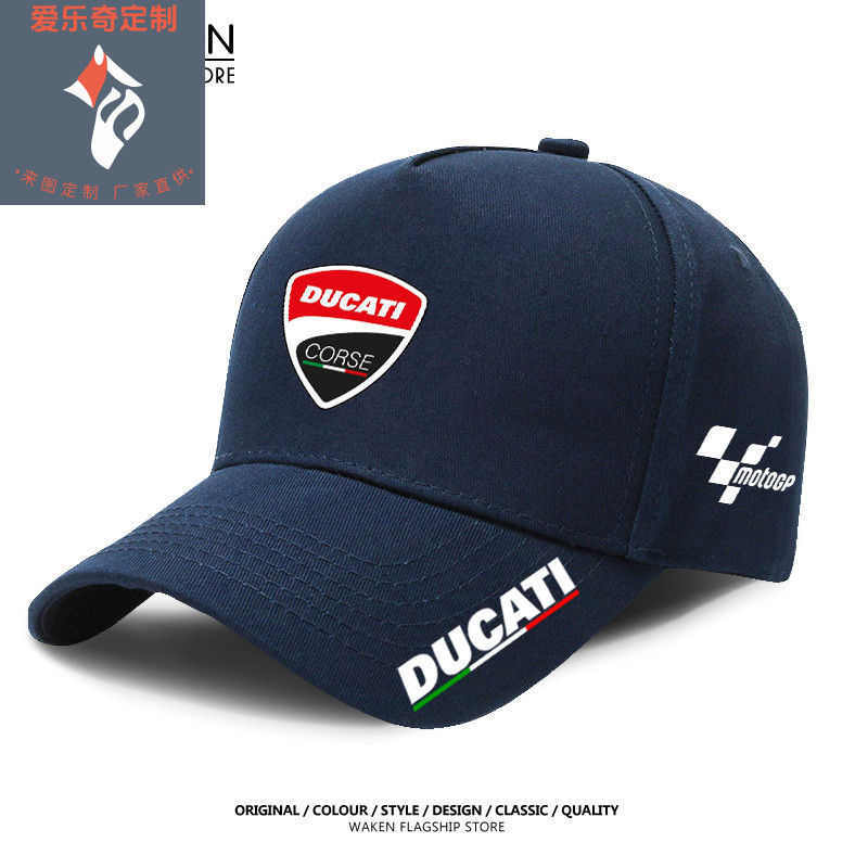 [มีสินค้าในสต็อก] หมวกแก๊ปเบสบอลดัดแปลงจากมอเตอร์ไซค์ Ducati MotoGP, ป้องกันแสงแดดสำหรับกิจกรรมกลางแจ้ง, ใช้ได้ทั้งชายแล
