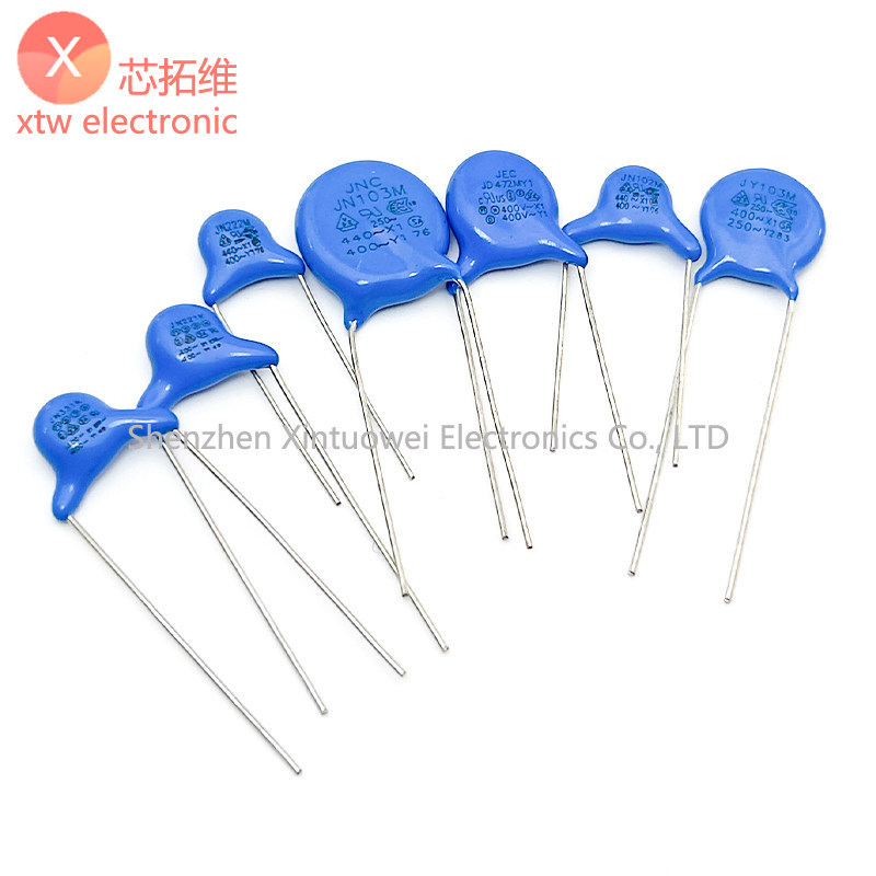 (50 ชิ้น) การควบคุมความปลอดภัย Y Capacitor 400V 102M 103M 221M 222M 332M 471M 472M 681M High-แรงดันไ