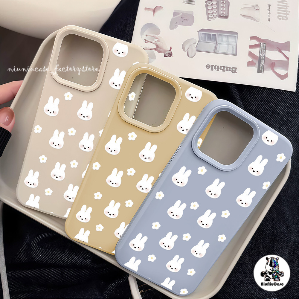 เคสไอโฟน การ์ตูนสุดน่ารักและสร้างสรรค์ กระต่ายน่ารัก For iPhone 17 16 15 12 13 14 15 11 Pro Max  16 15 14 7 8 Plus เคส