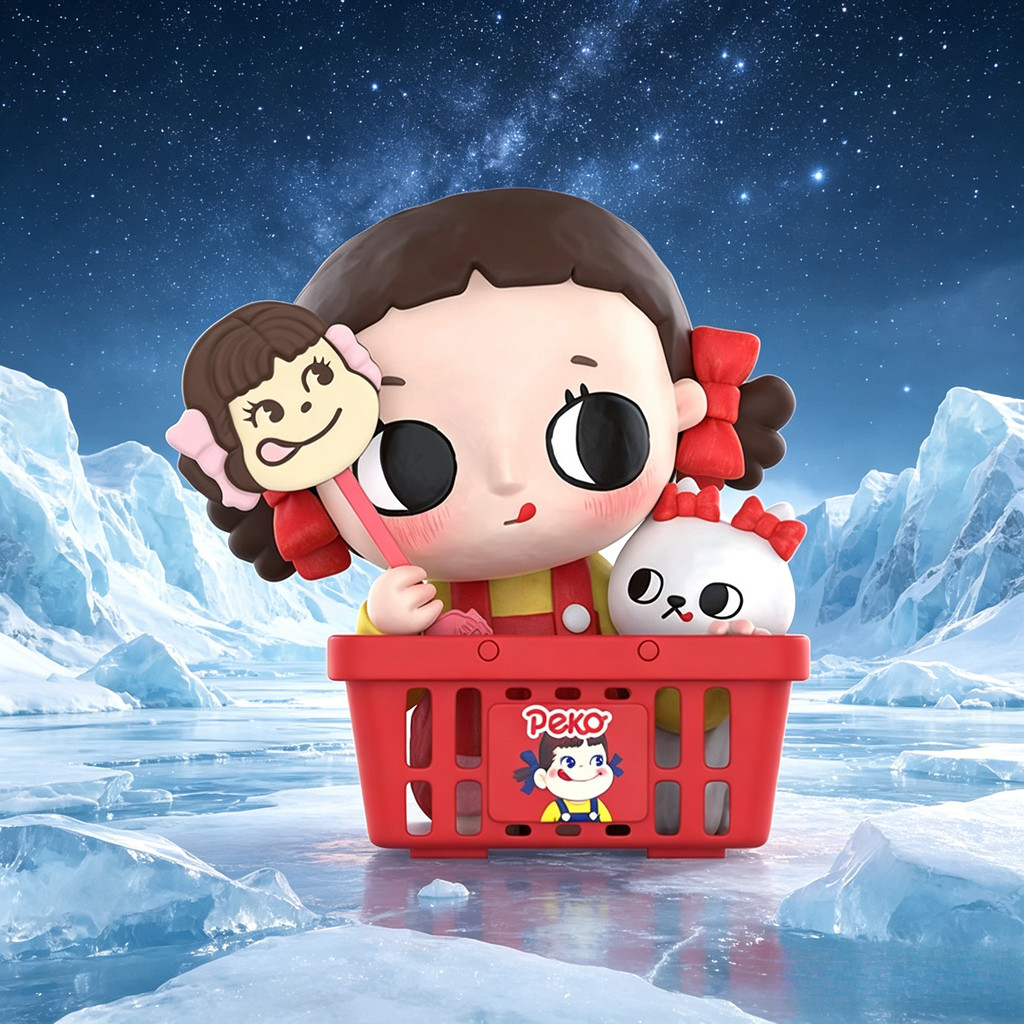 P POPMART Nyota x Peko Bring กลับความหวานในวัยเด็กเพื่อคุณเครื่องประดับตุ๊กตาทํามืออินเทรนด์เล่นตุ๊กตาตุ๊กตา Hand-Made