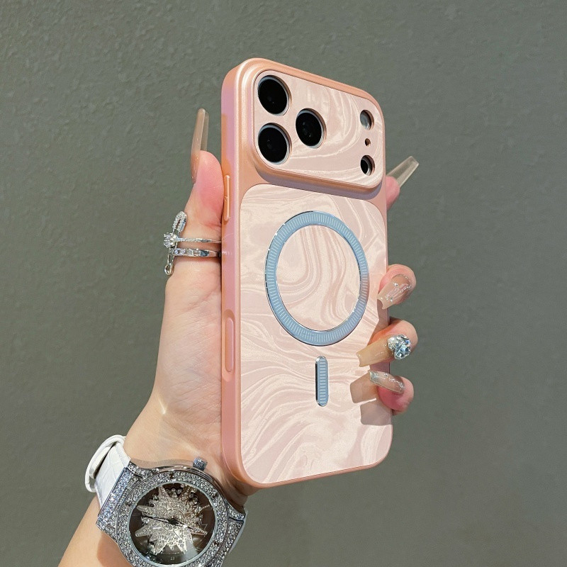 เชลิฟาย สร้างสรรค์หนังสีดําระลอกเคสโทรศัพท์แม่เหล็กเหมาะสําหรับ ไอโฟน 11 12 13 14 15 16 17 มือโปร สูงสุด รวมทุกอย่างฝาครอบซิลิโคนป้องกันการตก
