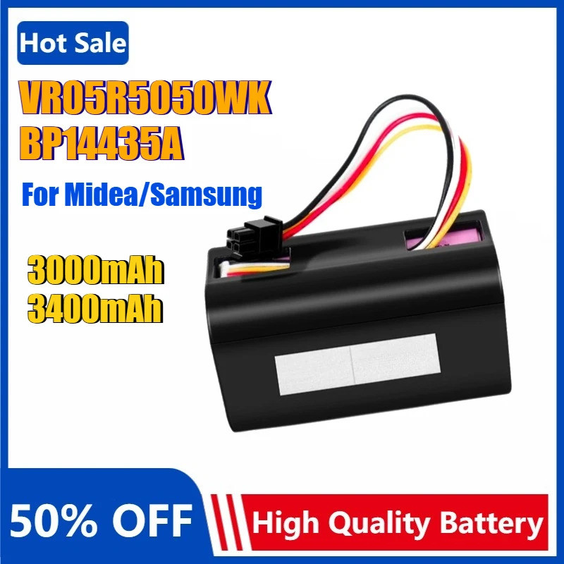 14.4V เครื่องดูดฝุ่นแบตเตอรี่สําหรับ Midea BP14435A สําหรับ Samsung DJ81-00171A Eureka I5 Young EYE 