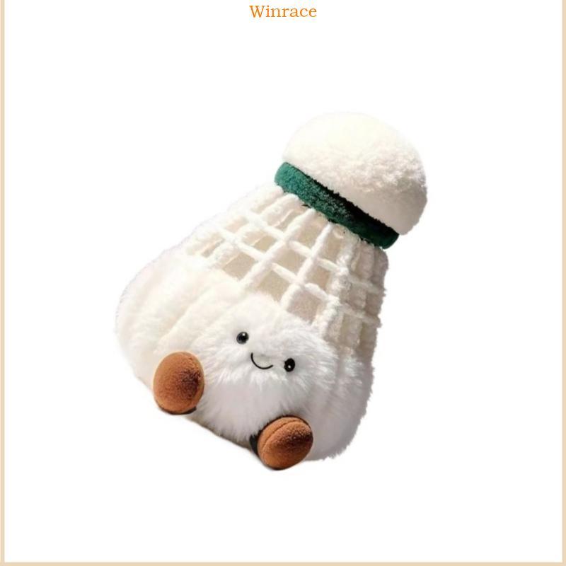 WRC Mini Plush ลูกขนไก่แบดมินตันพวงกุญแจตกแต่งผู้ถือกุญแจ Furry Plush กิจกรรมกลางแจ้ง Companion