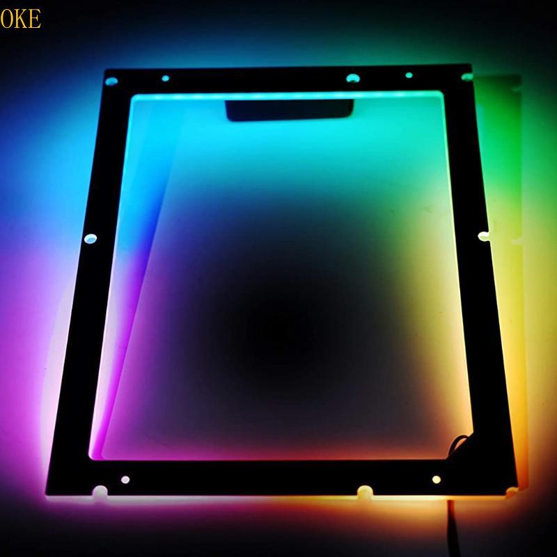 OKE เมนบอร์ด-Atx Luminous Pad Backlight กรอบ Backplane Symphony ARGB Divine Light สําหรับการปรับเปลี่ยนแสงคอมพิวเตอร์
