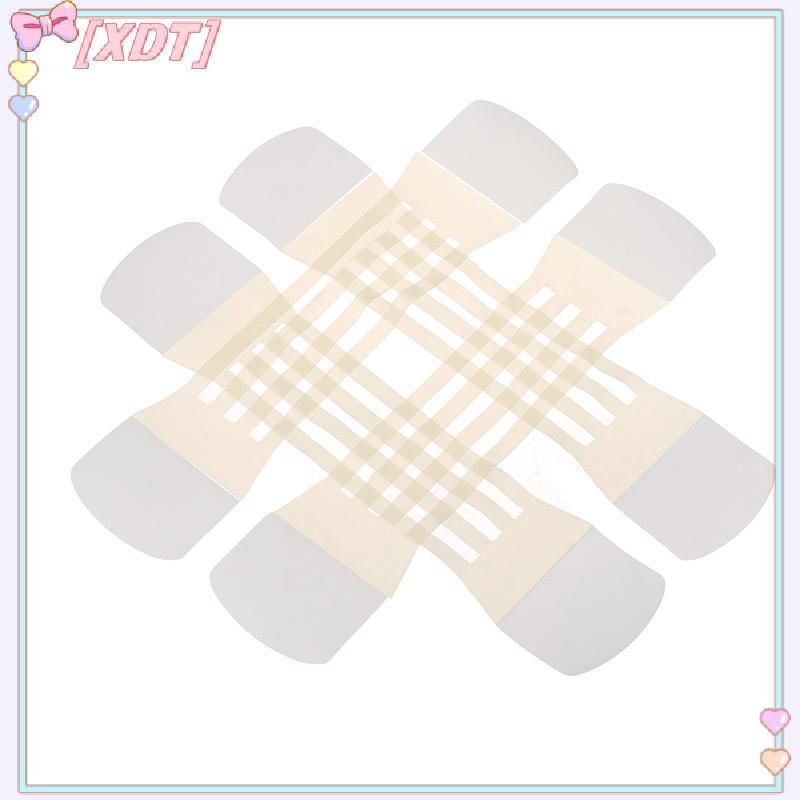 XDT 4 ชิ้นที่มองไม่เห็นคอ Lifter ผ้าพันแผล 20 ยกแพทช์คอสติกเกอร์กําจัดริ้วรอย Face Lift เทป KCP