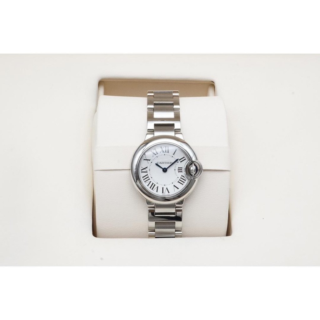 Cartier Cartier Blue Balloon Series W69010Z4 Ladies Quartz Watch เส้นผ่านศูนย์กลาง 28