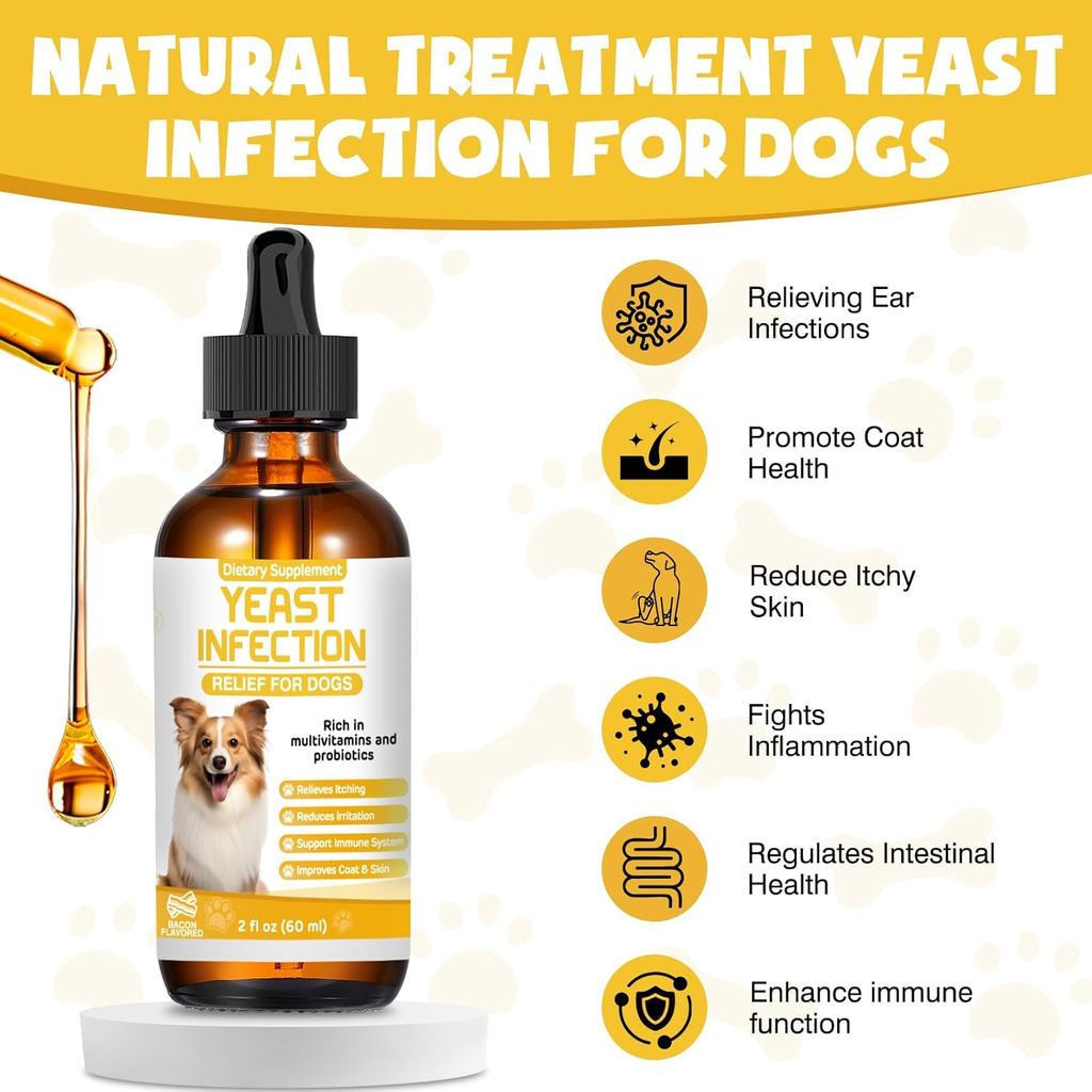 Yeast Infection Treatment for s, Ear Infection Treatment, คันหู,Skin&Allergy Symptoms Relief-Redtruc