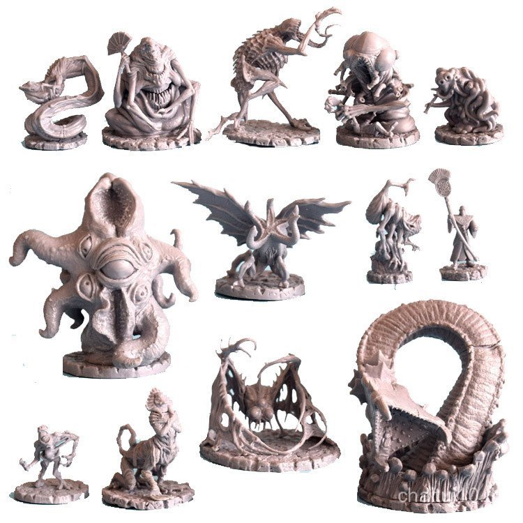 เกมกระดาน Chess Piece Model Dungeon Series War Chess Running Team Cthulhu War 1