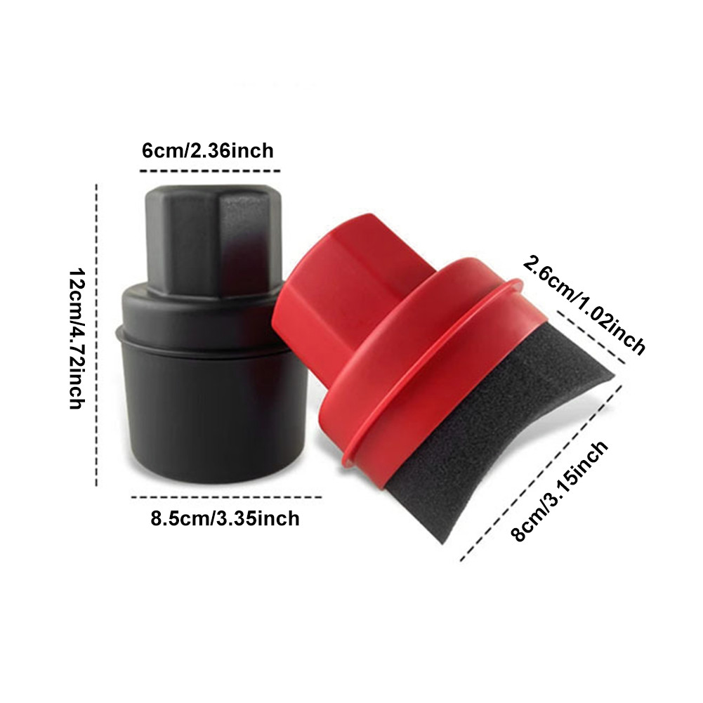 แปรงฟองน้ำรถยนต์สำหรับทำความสะอาด ขัดเงายาง ฟองน้ำทนทานและออกแบบโค้งมน ใช้งานสะดวก - รูปที่ 5