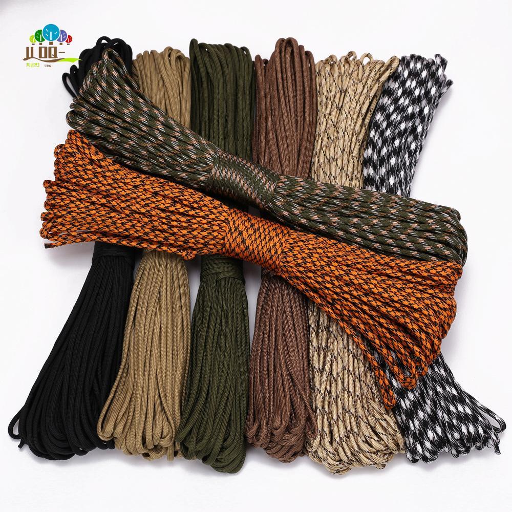 7-Cores Paracord Rope 30M 4mm - Outdoor Camping Survival Wind Rope สําหรับเต็นท์เดินป่า Clothesline