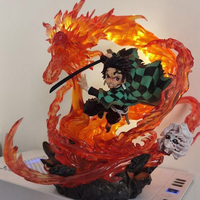 tanjiro figure nezuko muichiro tokito giyu tomioka inosuke new style demon slayer figure