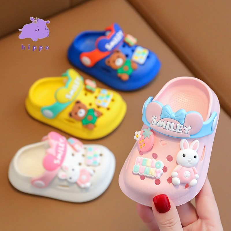 รองเท้าแตะเด็ก รองเท้าแตะลายการ์ตูนเด็กผู้หญิง การ์ตูนน่ารักดีไซน์หวาน รองเท้าแตะกันลื่นของเด็กผู้ชาย สวมใส่สบาย